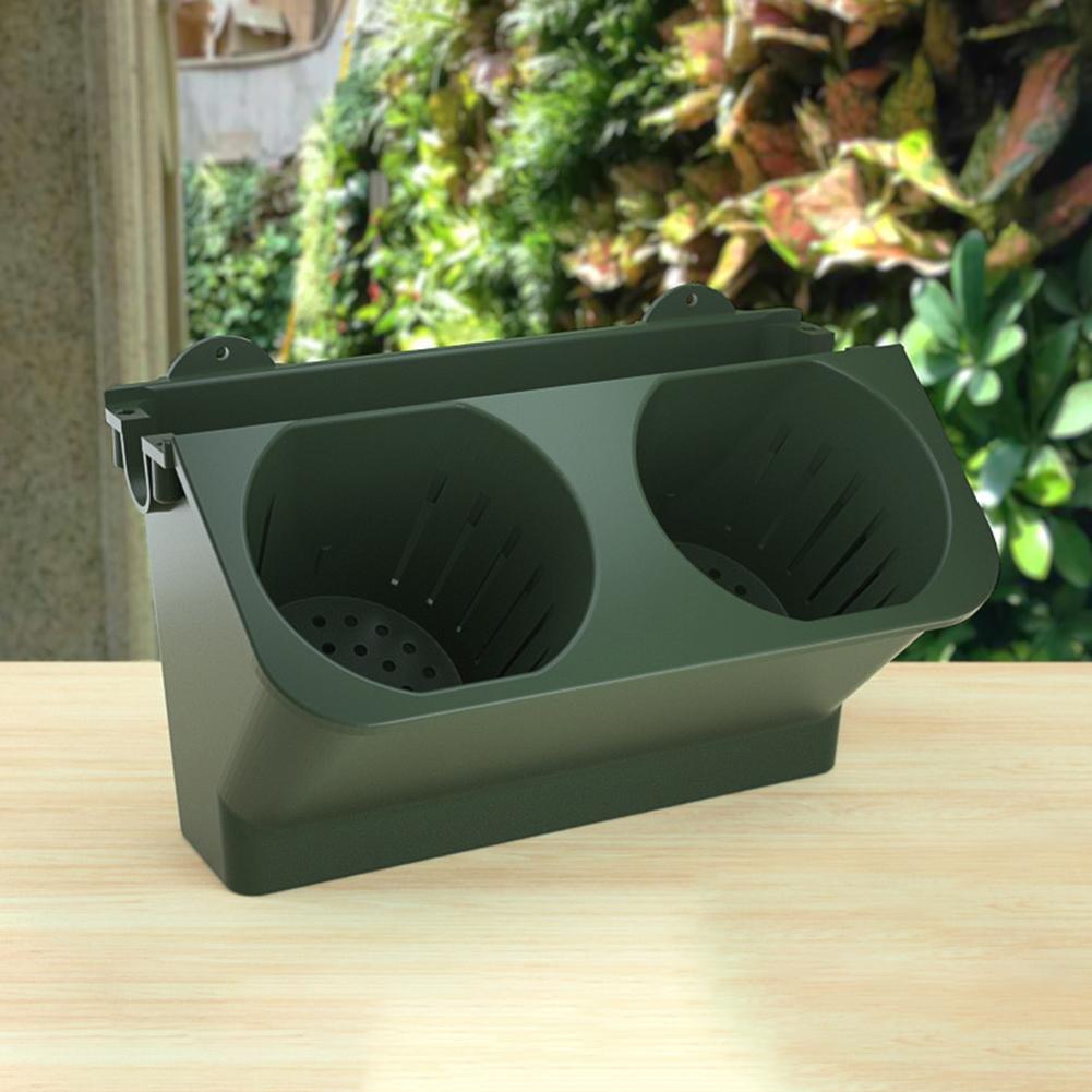 Self Watering Flower Pot Stackable Wall Planter Garden Flower Pots Wall Hanging Vertical Succulents Plant Bonsai Pot Home