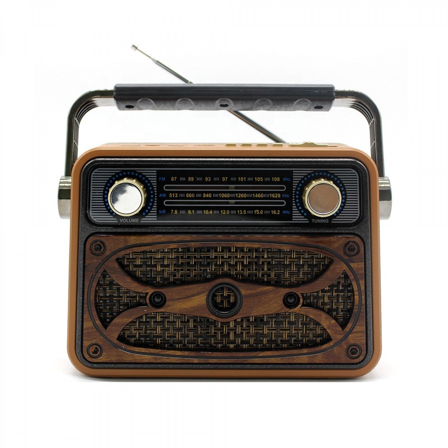 HD-183BT Nostalgische Bluetooth Radio Hout