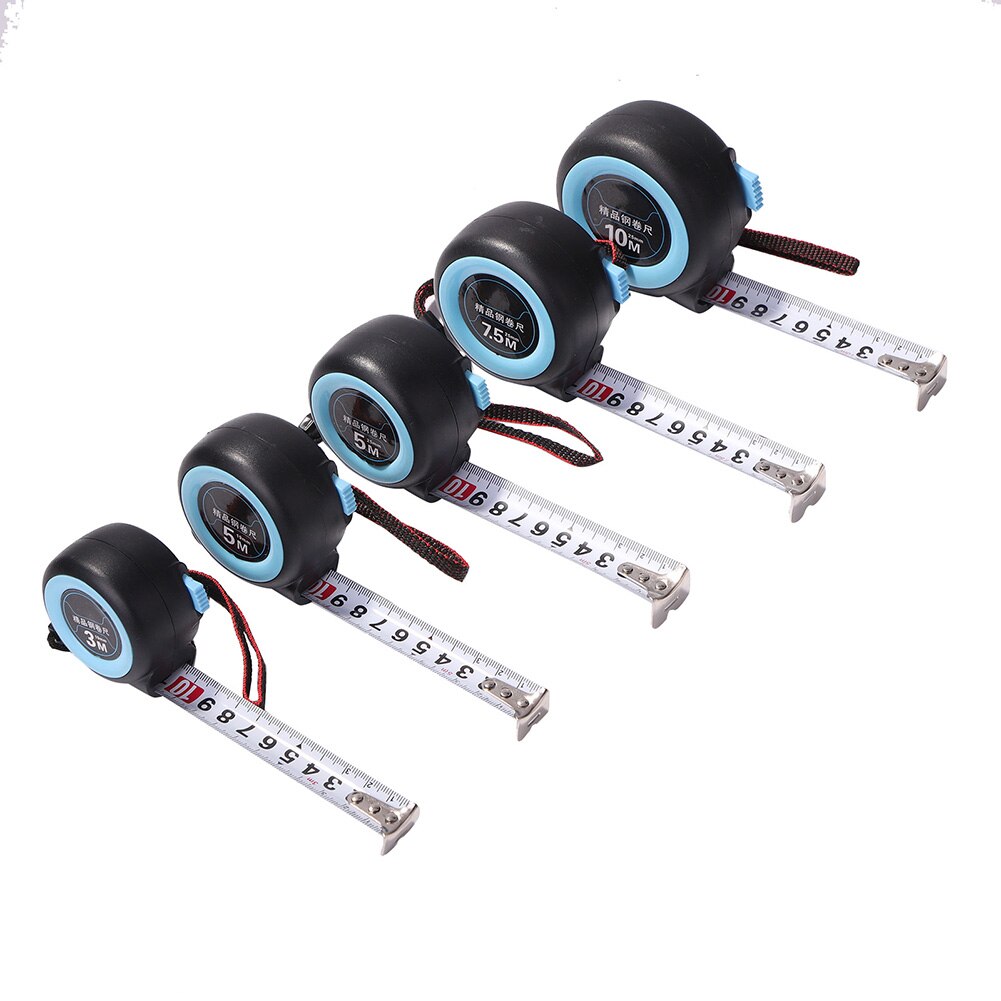 Woodworking Auto Lock Distance Measurement Ruler Retractable Steel Tape Measure Waterproof Distance Measuring Tool