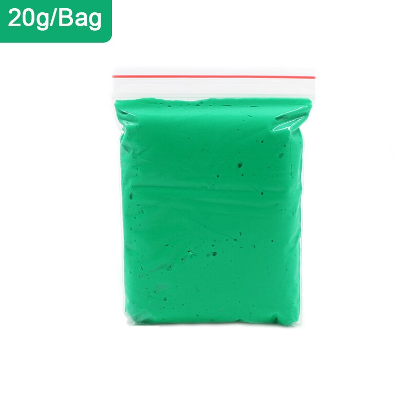 Bambini Giocattoli Melma Soffice Schiuma Argilla 15 Colori Pendenti E Ciondoli Slime Sfera Kit Molle Del Polimero di Argilla FAI DA TE Antistress Giocattoli per I Bambini: Dark Green Slime