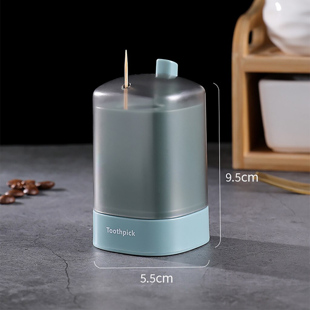 38# Automatic Pop-up Toothpick Box Holder Container Portable Toothpick Dispenser Home Automatic Non Touch Toothpick Holders