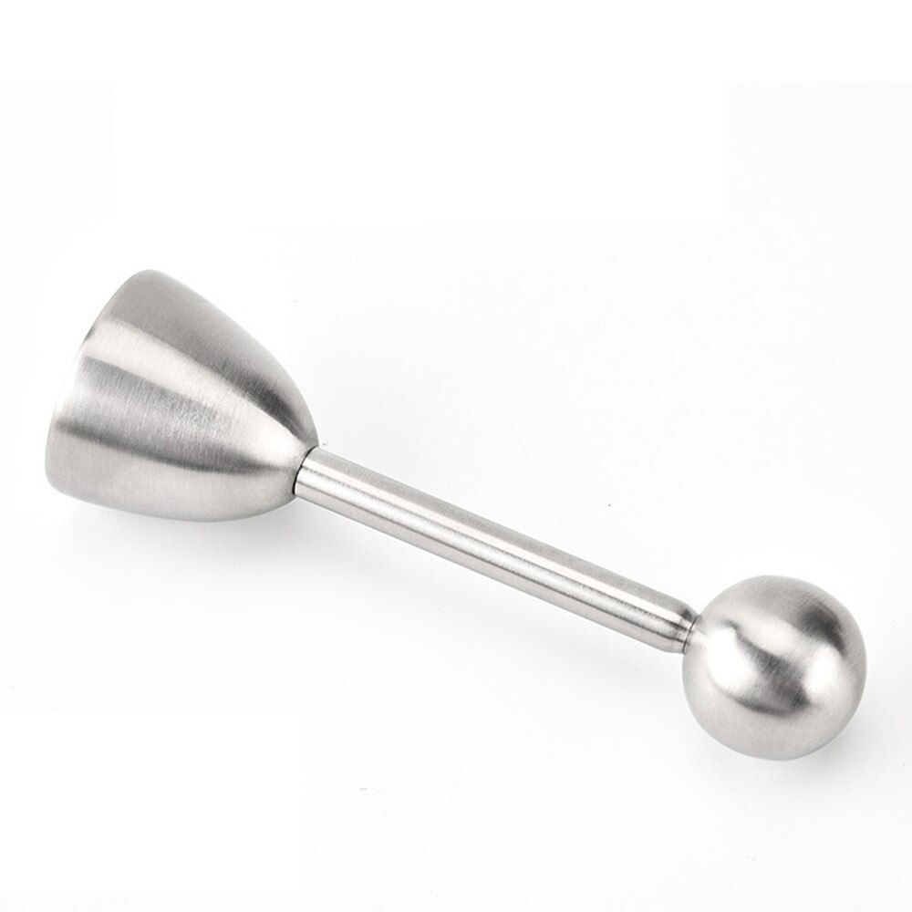 Roestvrijstalen Gekookt Ei Topper Shell Top Cutter Klopper Opener Keuken Tool # T2