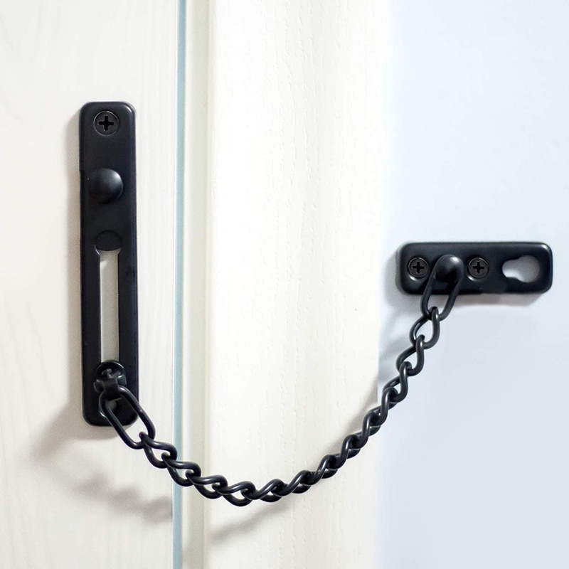 Tyverisikring rustfrit stål hjem dørkæde lås sikkerhed vagt sikkerhed lås sikkerhed begrænser værktøj hardware