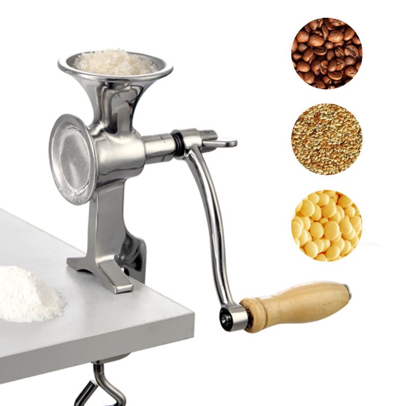 Manuelle Kaffeemühle Mühle mit Befestigungs Clip Hand Kurbel Tragbare Reise Camping Einstellbare Multifunktions Schleifen