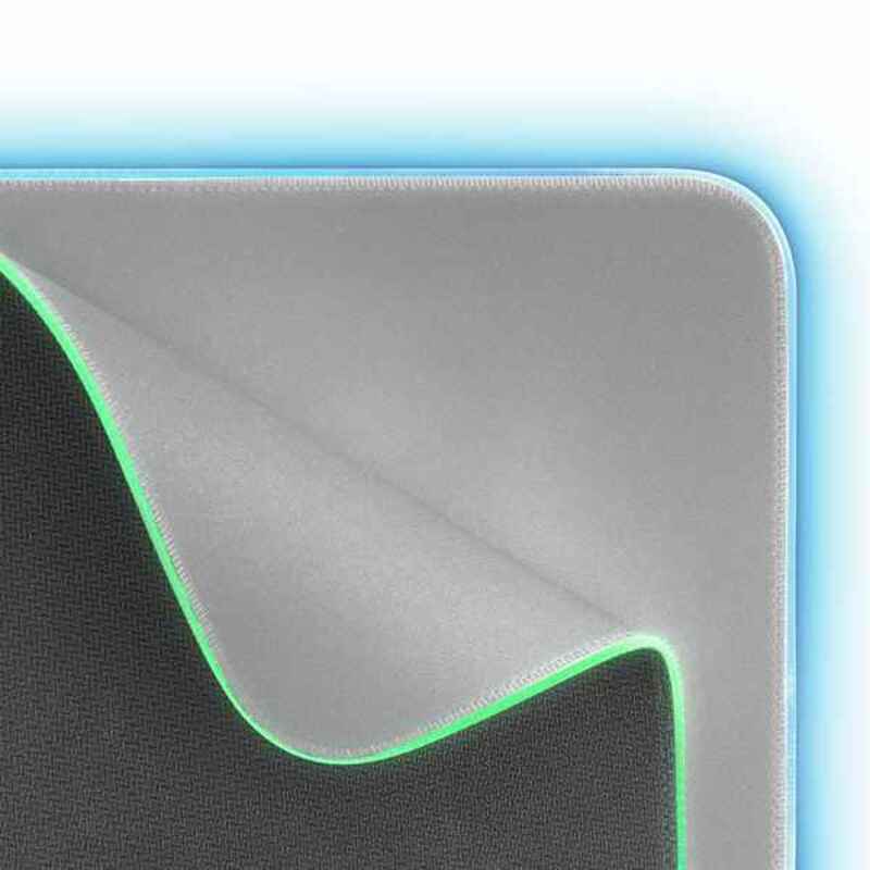 Mouse Mat Mars Gaming MMPRGB2S LED RGB White