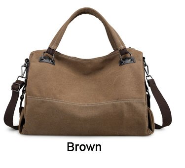 Grand luxe femmes sacs toile sacs à main d'affaires concepteur décontracté Hobos sacs pour femmes Totes femmes sac à main sacs à bandoulière: Marron