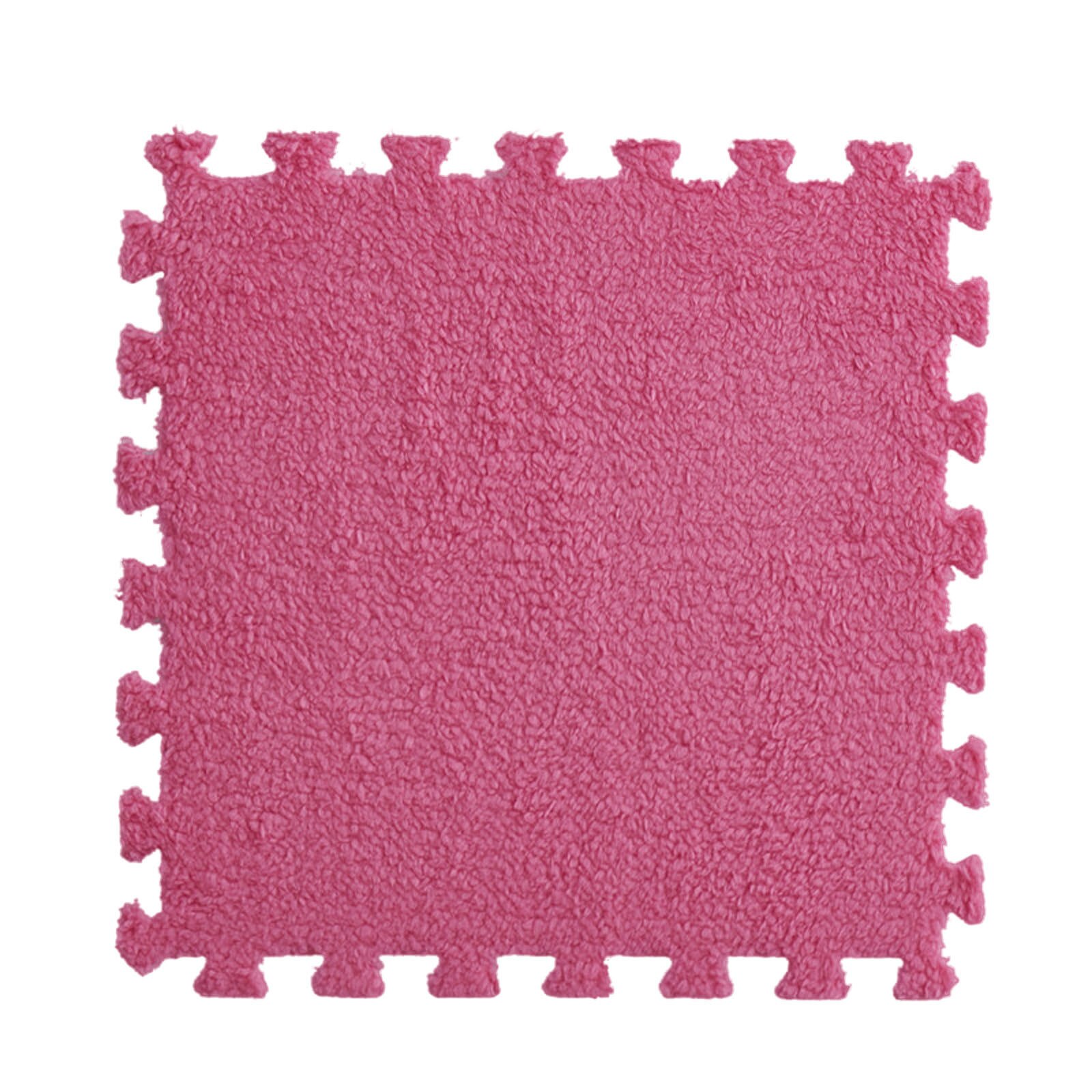 Tapis de carré Puzzle Polyester velours tapis en 14 couleurs bricolage épissage blocs de couleur décor à la maison: J