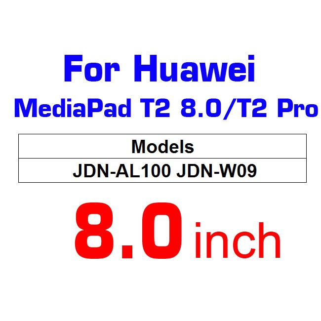 Gehärtetem Glas Für HuaWei Mediapad T2 M2 Profi 10 8 7 Lite 10,1 JDN-AL100 JDN-W09 FDR-A01W A03L M2-A01L M2-801 802L für C5 10,1": T2 8 (T2 Profi 8.0)