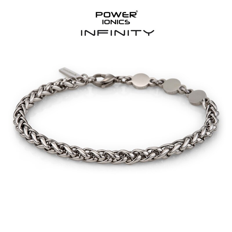 Power Ionics INFINITY Series nuova catena cubana alla moda 5mm uomo donna gioielli moda salute bracciale in germanio regali incisi gratuiti