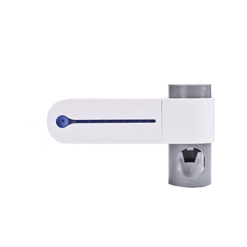 2-in-1 Zahnbürste Sterilisator UV Zahnbürste Halfter Sterilisator Automatische Zahnpasta Spender (Uk-stecker): Ursprünglich Titel