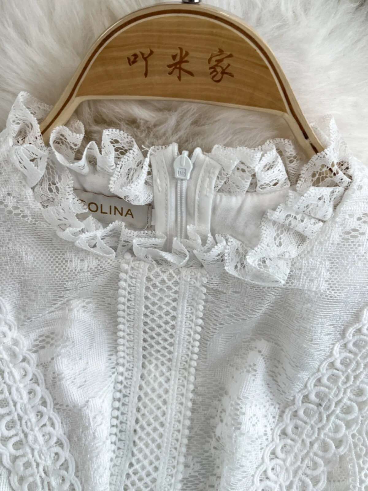 Kirjonta pitsi pitkät mekot naiset kesä röyhelöt kukka ontto mekko iltajuhla hääpuku vestidos