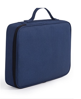 Large Document Bags Capacity Waterproof Multifunctional Home Travel Organizer Holder School Office Business File Folder Supply: Blue