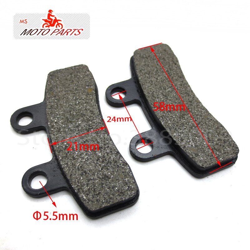 Motorcycle BRAKE PADS 49cc - 250cc ATV Quad Go Kart most chinese Dirt Pit Bike scooter Hydraulic brake PADS