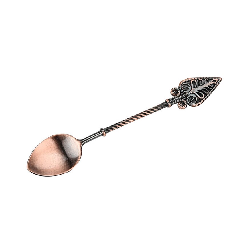Cuchara de café Retro, cuchara de café, azúcar, té, postre, cubiertos para torta, vajilla de cocina: B