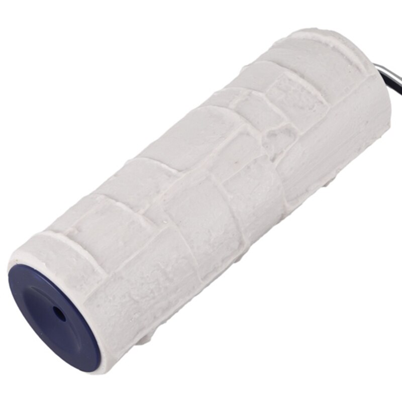 ! 2Pcs Paint Roller Brick Pattern Wall Painting Tools Rubber Stamp Texture Pottery Wheel Household Wall Decoration Brus