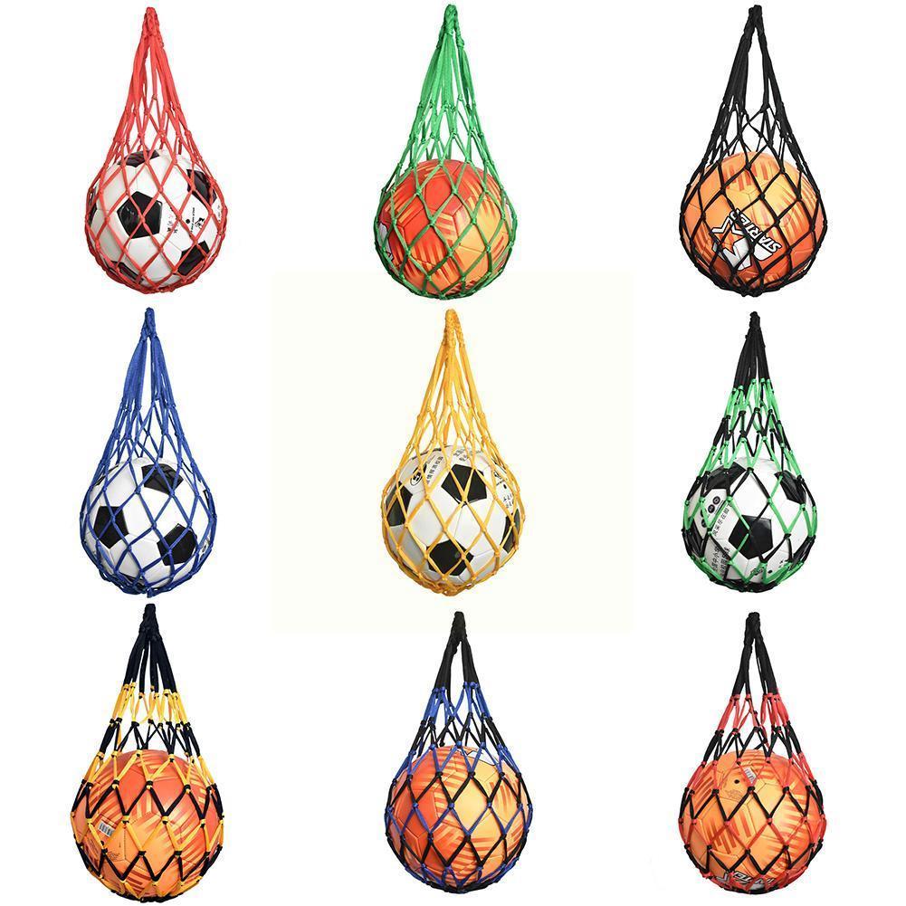 Basketballtasche für outdoor-sportarten wie fußball, basketball und volleyball, netz, tragetasche, sporttasche, tragbare ausrüstung, nylonball,  n1 x 0