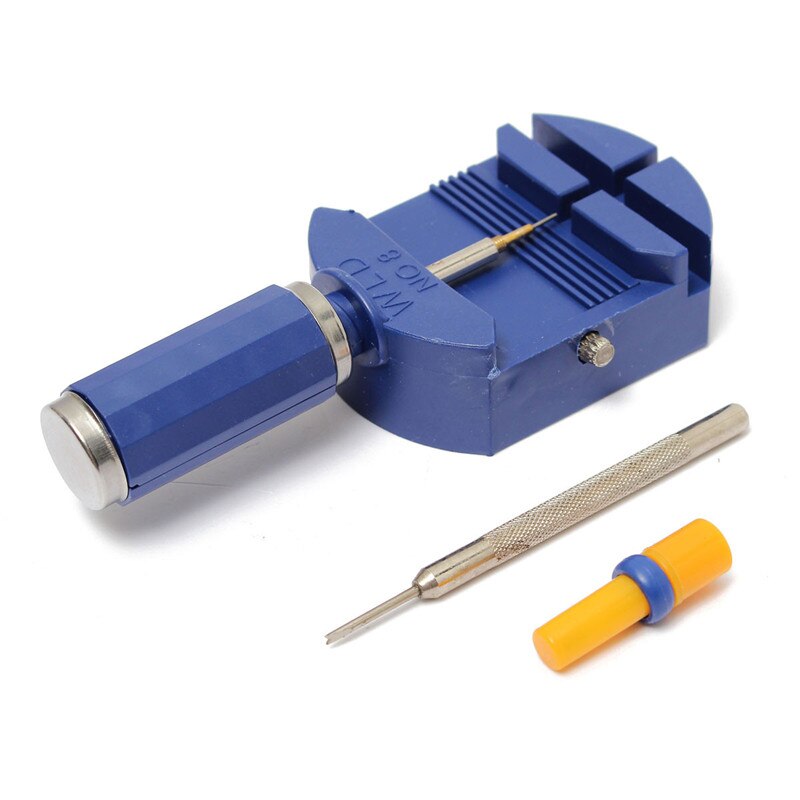 ! 3Pcs Horloge voor Band Spring Bars Strap Link Pins Remover Richter Opener Repair Tool Met Case