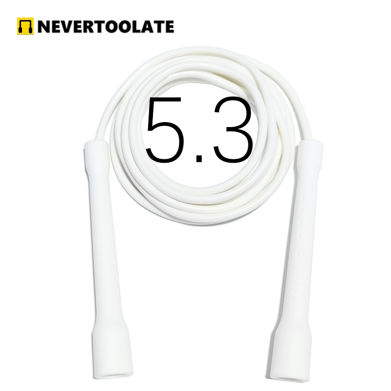Langer CC-Griff, 15 cm, robust, bruchsicher, leicht zu halten, weiches PVC-Springseil für Anfänger, zum Überspringen, Freistil, Elevaten, Beuteln, Fitness: Lila