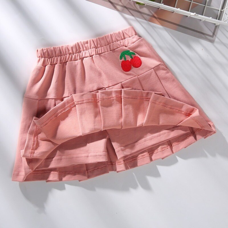 Baby Peuter Kinderen Kleding School Meisjes Rok Dieptepunt Prinses Geplooide Rokken Kinderen Korte Rok Zomer Kind Kleding CL829