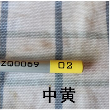 1 sztuk sztuka ceramiczna strąk glazurą kolor ołówki DIY Wykonany ręcznie ceramiczne ręcznie malowane glazury kreda ceramiki malowanie i kolorowanie gliny narzędzie: 02 żółty