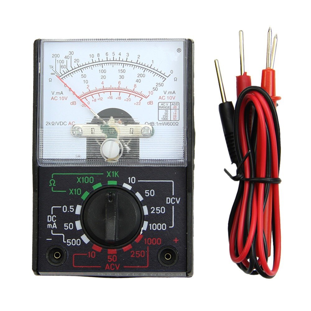 Mini MF-110A Electric AC/DC OHM Voltmeter Ammeter Multimeter Meter Multi Tester