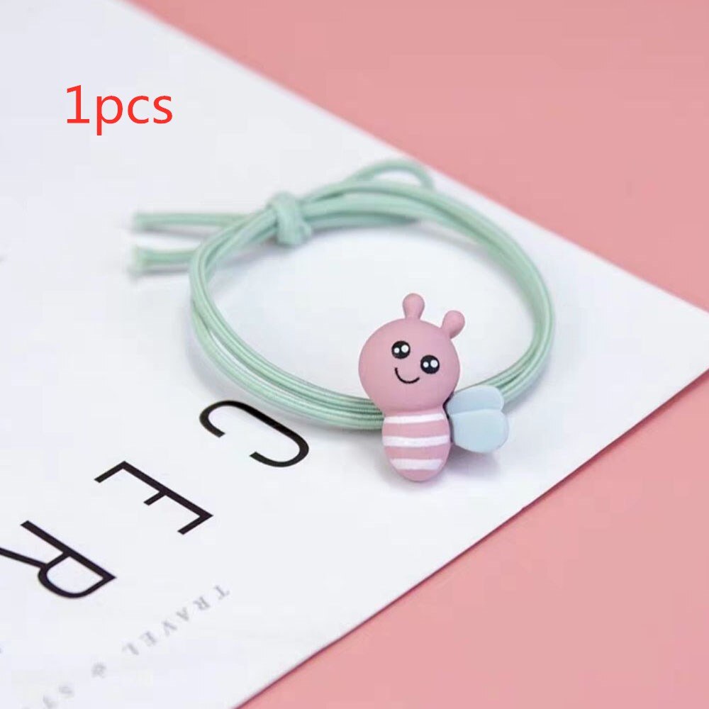 1000 Stks/pak Meisjes Kleurrijke Haar Touw Kleine Wegwerp Rubber Bands Paardenstaart Houder Elastische Haarbanden Mode Haaraccessoires: 1pcs