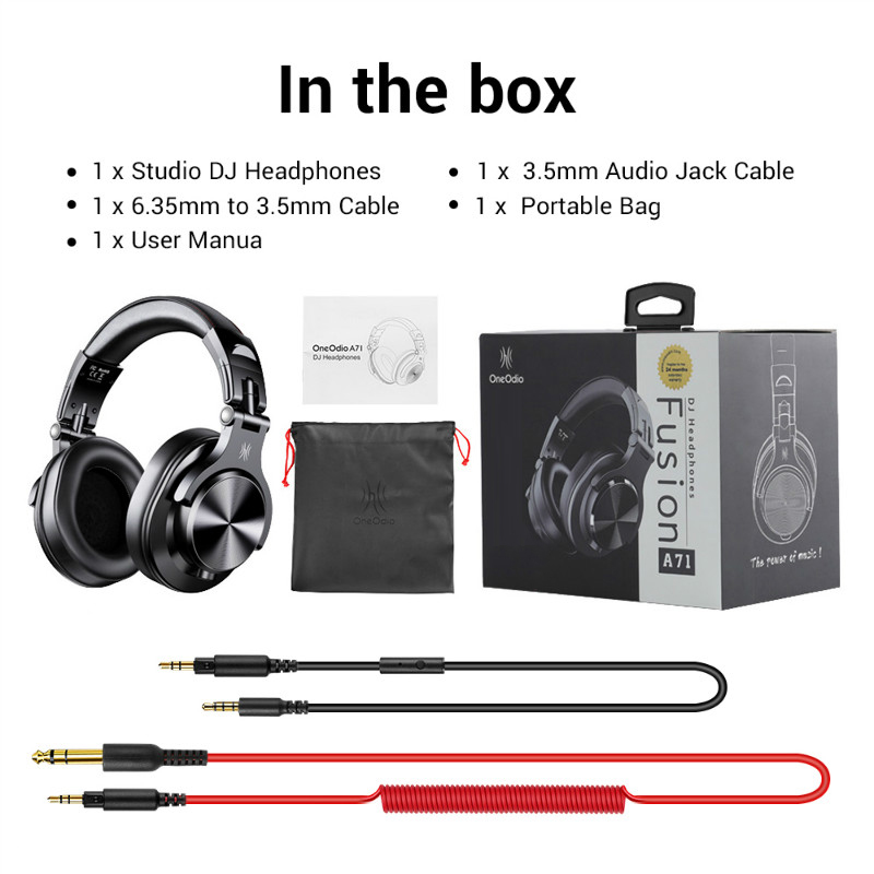 Oneodio A71 Gaming Headset Studio DJ Headphones Stereo Over Ear Wired Headphone Hi-Res With Microphone For PC PS4 Xbox One Gamer: zgniły zielony