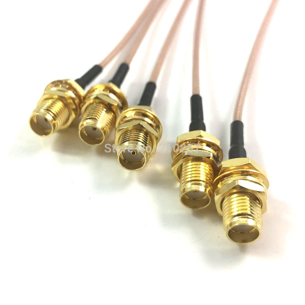 5pcs Sma Female Jack to Open End Connector 15cm RG178 Extension Cable Cord For 3G Network