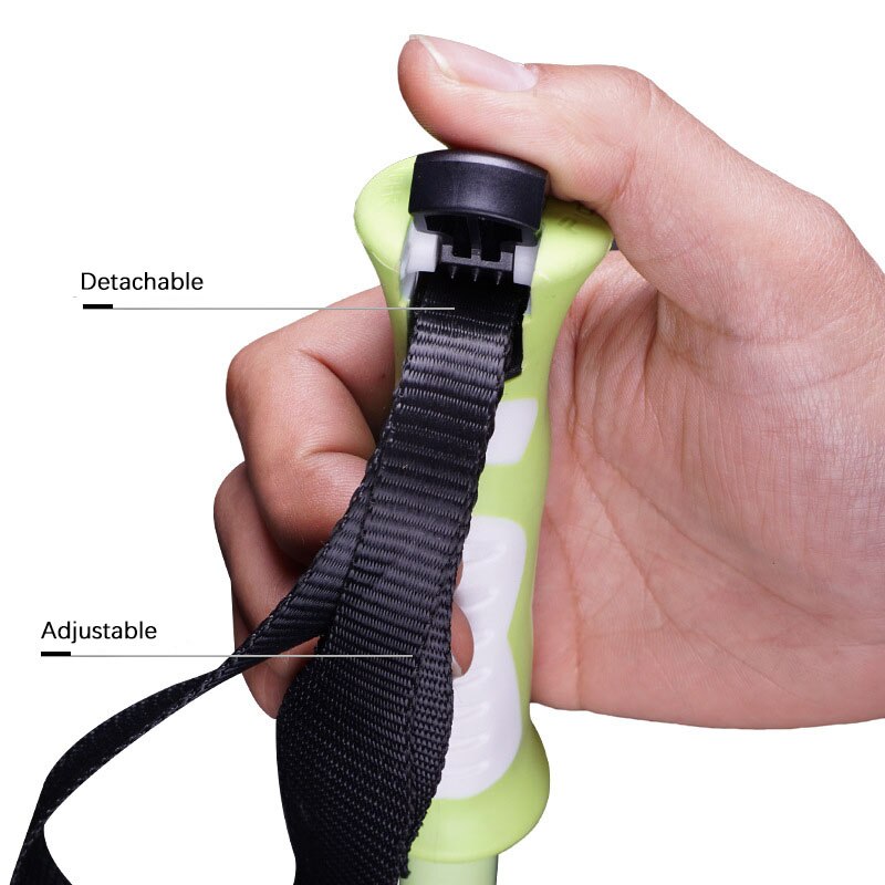 Walking Stick Aluminum alloy 3 Section Straight handle Damping 65-135cm Mountain-climbing Crutch Outdoor Hiking Sirius 1 Series