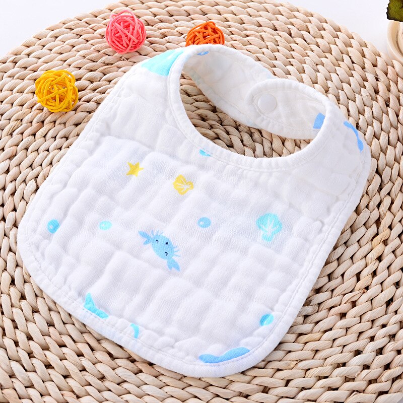 Bomull bandana haklappar baby babador matning smock spädbarn rapa trasor muslin saliv handduk baby äta tillbehör mjuk baby grejer: Val