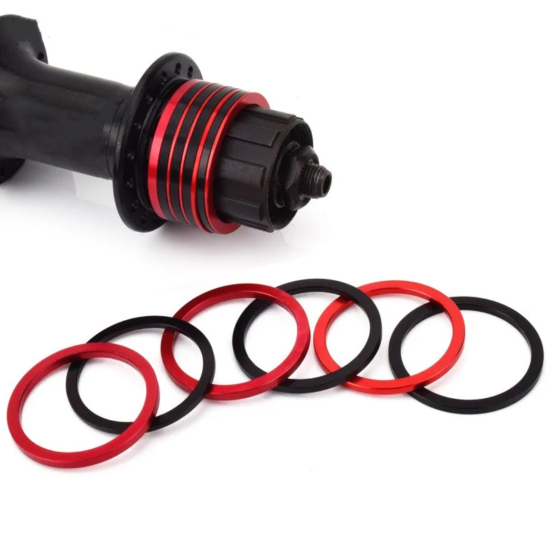 1/1,5/2/2,5/3mm Fahrrad Nabe Unterlegscheibe MTB Tretlager Abstandshalter Schwungrad Kassette Dichtung Rennrad Freilauf Achse Boby Unterlegscheibe