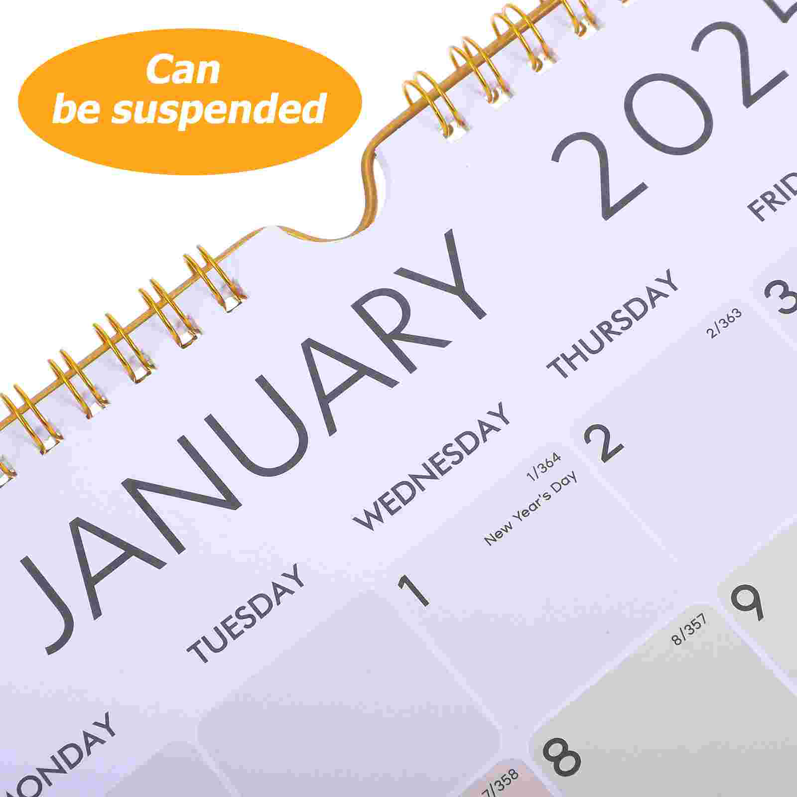 Sturdy Wall Calendar Yearly Desk Calendar Aesthetic Monthly Planner Office Family Calendar Student School Calendar