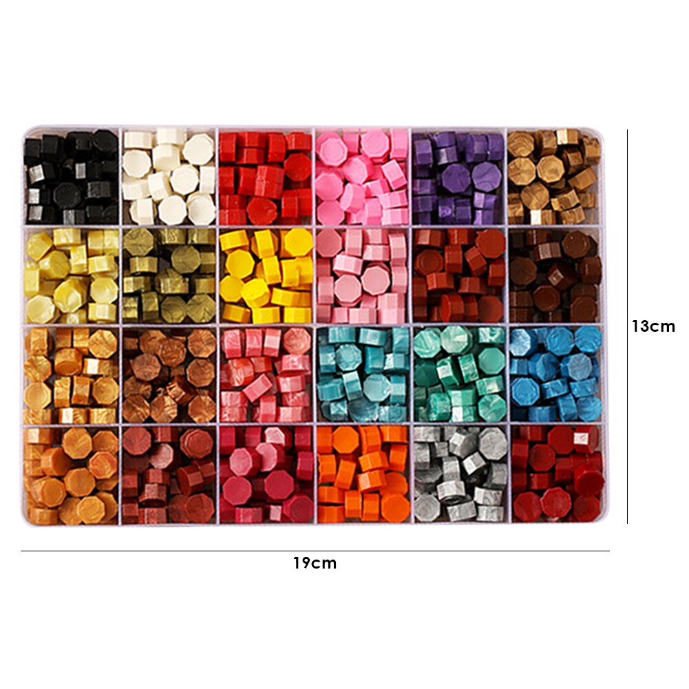 Ensemble de comprimés de cire à sceller, 200/400/700 pièces, avec tampon pour sceller une cuillère, décoration pour Scrapbooking, cachetage d'invitation de mariage