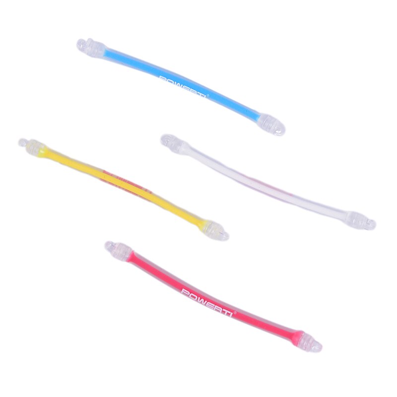 4pcs Silicone Tennis Bat Vibration Absorbing Shock Reducing Anti-Slip Strips Tennis Racket Damper Shock Absorber