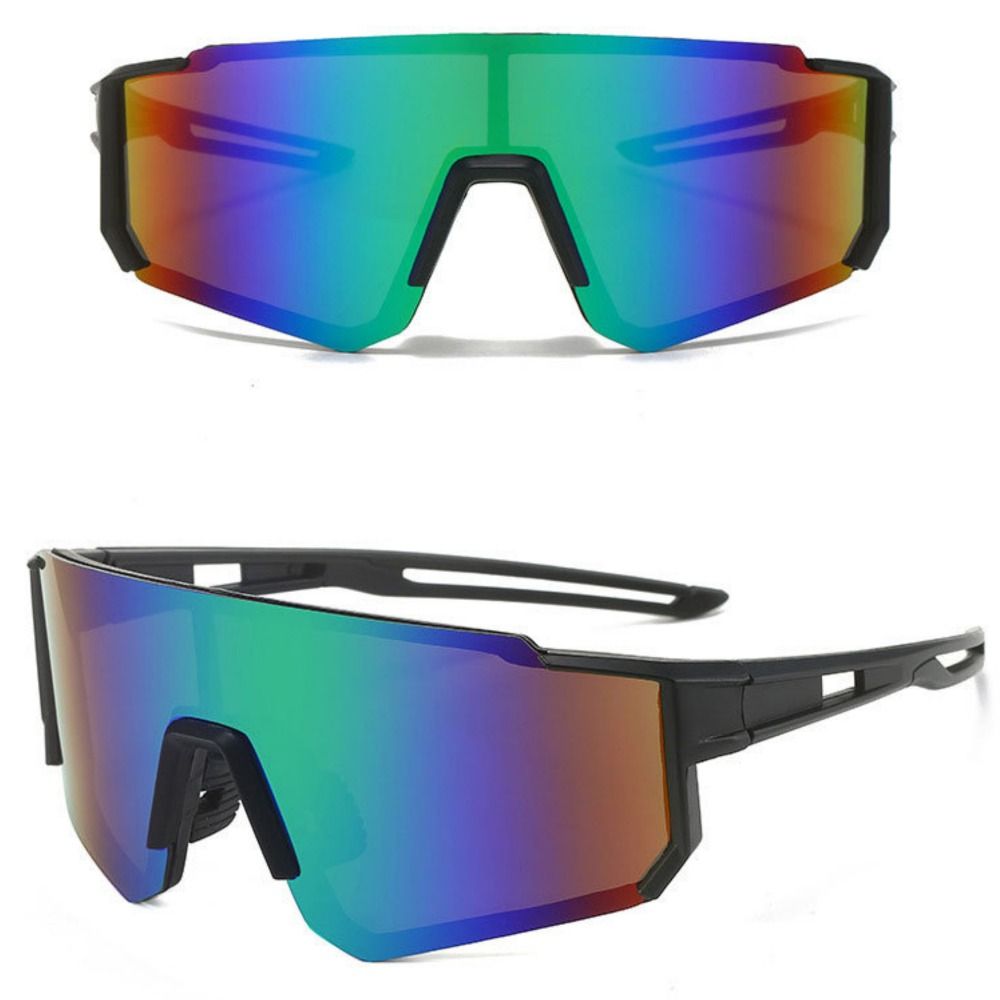 Uv400 cykelsolglasögon personliga hd-linser vintage uv-resistenta cykelglas överdimensionerade vindtäta utomhussportglasögon motocross