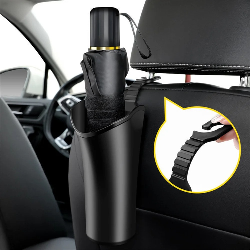 Auto Regenschirm Lagerung Kasten Vielseitig Platzsparende Auto Regenschirm Gestell Halfter Auto Rücksitz Tasse Halfter Auto Müll Kann