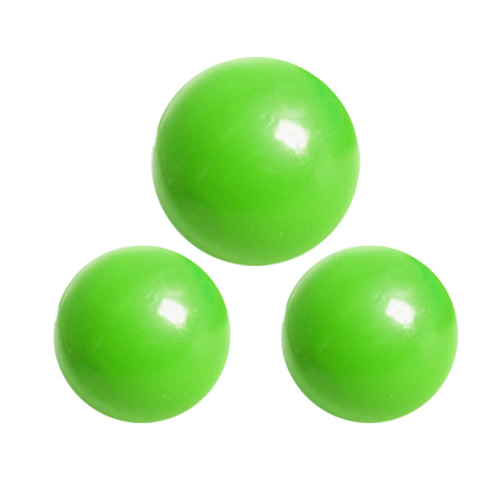 3pcs Stick Wall Ceiling Squeeze Decompression Ball Sticky Squash Suction Target Balls Stress Relief Vent Toys for Kids Adults: 1 big 2 small X