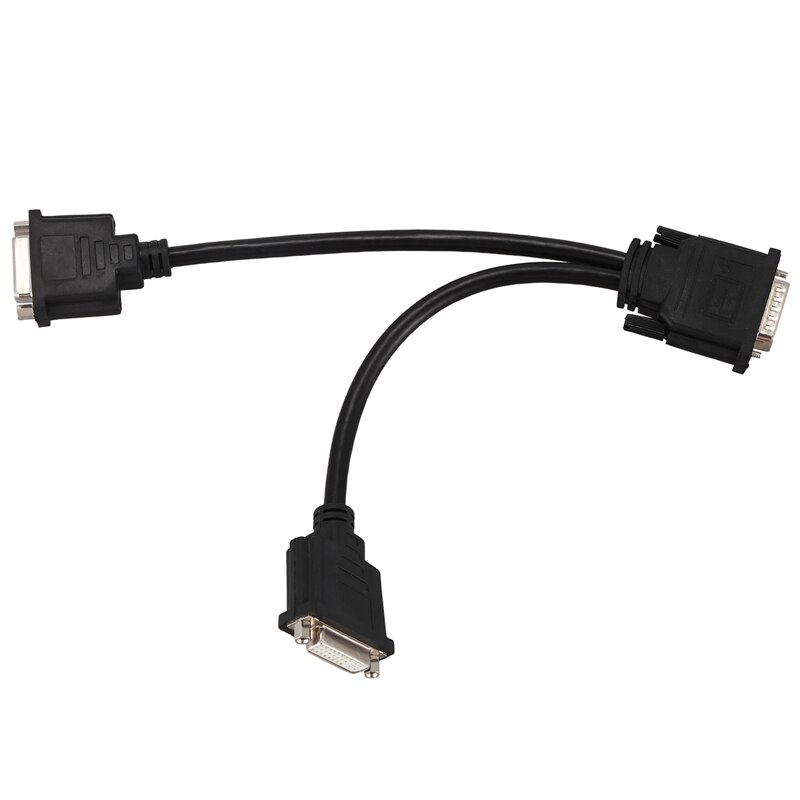 DMS-59 Male Naar 2 Dual Link DVI-I 24 + 5 Pin Splitter Adapter Kabel