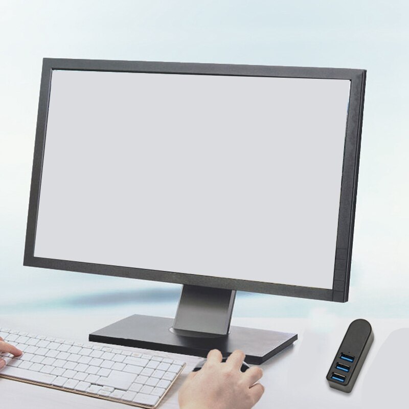 USB 3.0 Hub 90°/180° Degree Rotatable USB Splitter USB to USB Adapter Hubs for Windows PS3, PC, MAC, Laptop, Mac Book