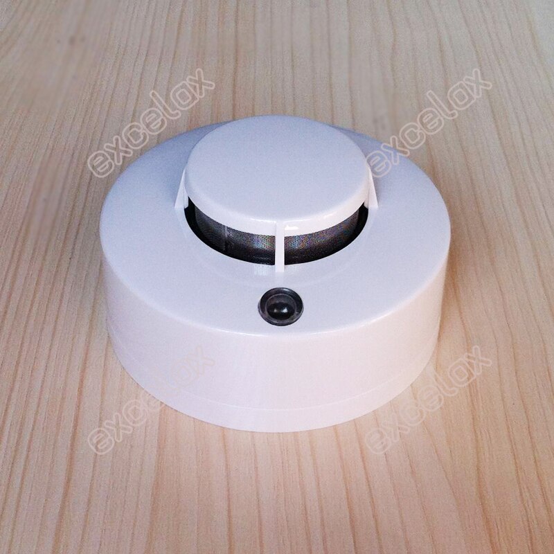 Standalone Sound LED Smoke Detector Independent DC9V Battery Power Supply Smoke Detection Sensor Ceiling Mount Home office Use