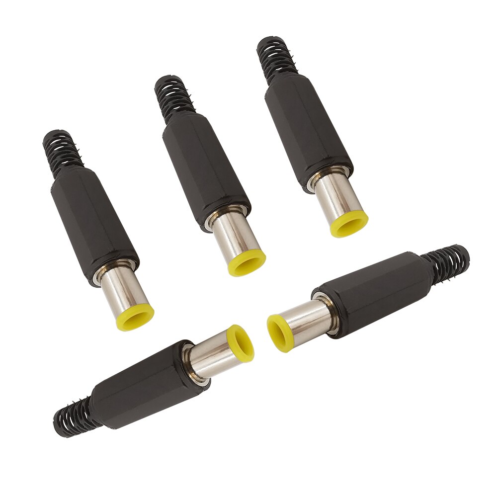 Conectores de enchufe de alimentación de CC, 2/3/5/10 piezas, 6,5x4,4mm, 6,5x4,4mm, con punta de Pin de 1,3mm, enchufe de cargador de CC para reparación de bricolaje
