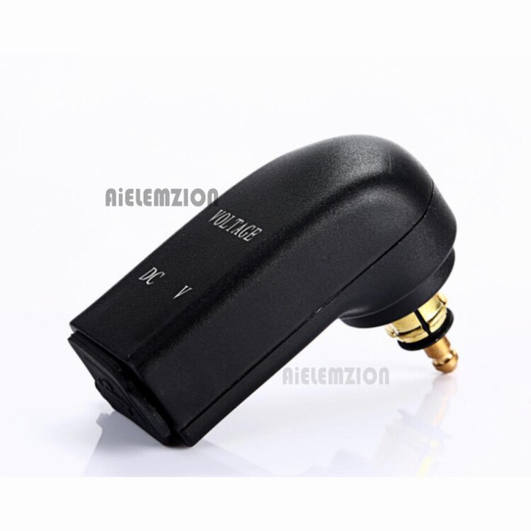 Cargador USB Dual de 4.8A con luz verde para motocicleta, adaptador USB para enchufe Hella DIN, voltímetro, para BMW