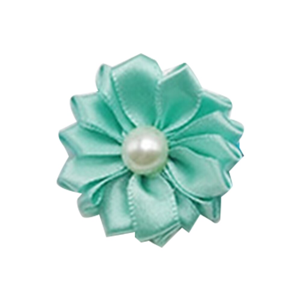 Flower Dog Hair Bows Long Hair Pet Dogs Bows Rubber Band Cat Puppy Hair Clips Pet Grooming Bow Dog Accessories Perros: 7