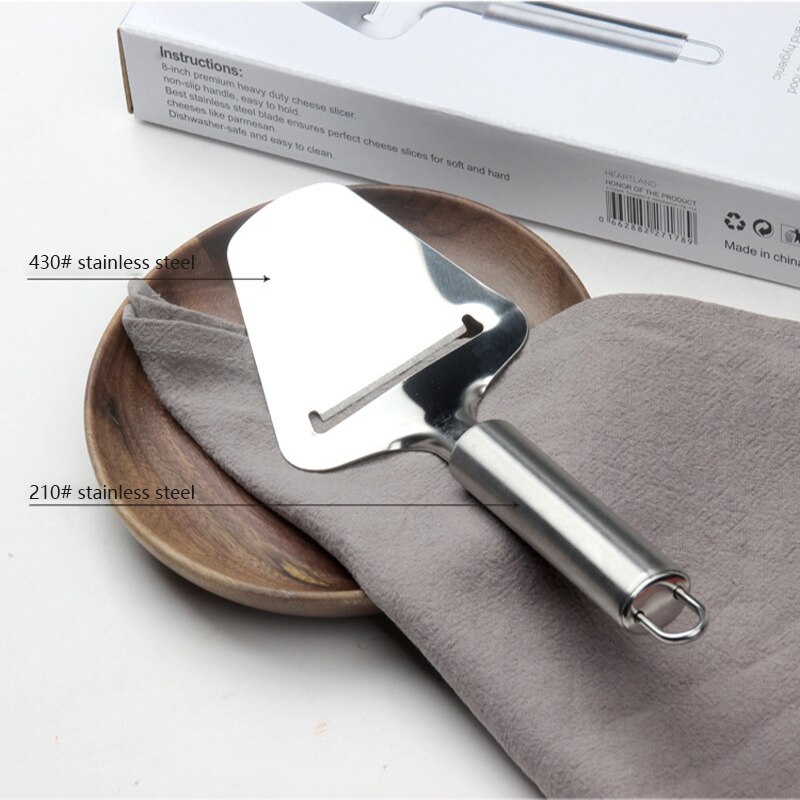 Pelle à fromage multi-usages en acier inoxydable gâteau Pizza fromage spatule en acier trancheuse pour gâteau Pizza beurre cuisson outil de cuisson