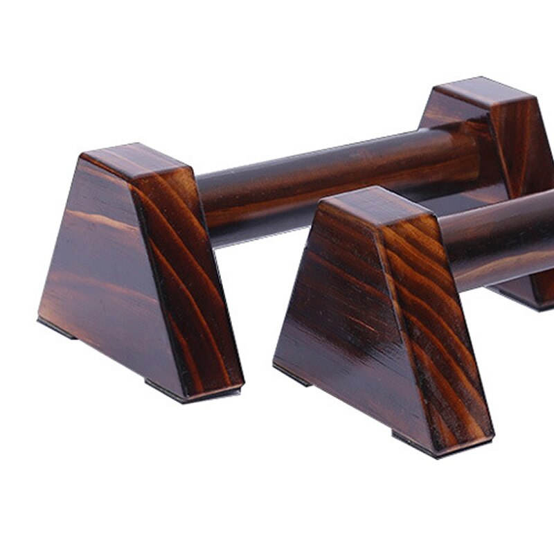Træ calisthenics håndstand gym trænings træning parallel stang 1 par fitness sport push up stativer dobbelt stang beslag 25cm