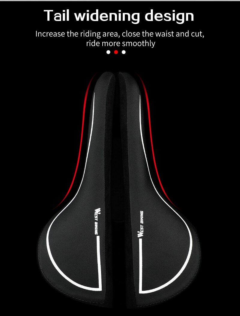 Fietszadel Fietszadel Met Achterlicht Fietsen Zadel Kussen Shockproof Hollow Half Mtb Fiets Zadel Onderdelen Gm