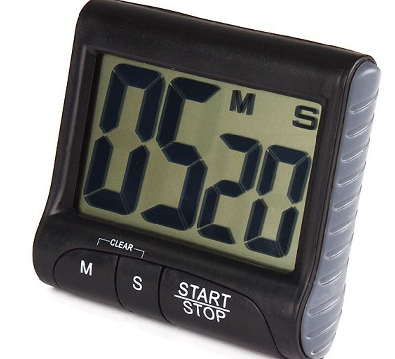 Magnet Digital Kitchen Count Down Counter Timer Beeping Alarm Clock Red