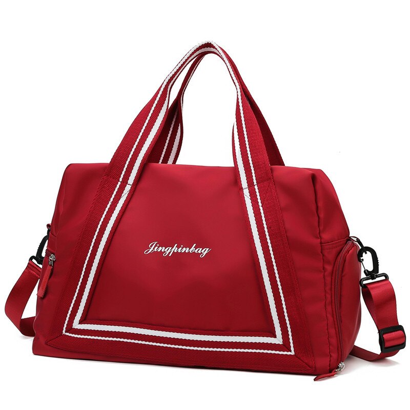 neue Trockenen und Nassen Trennung Yoga Schwimmen Tasche Hand Große Kapazität Kurze Reise Reisetasche Sport Fitness Tasche weibliche: Large Red