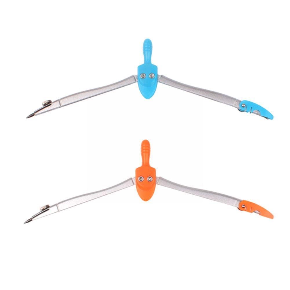 1 Set Plastic Metal Ruler Geometry Protractor Maths School Mathematical Stationery Drawing Compasses Students For Office Ru H9L9