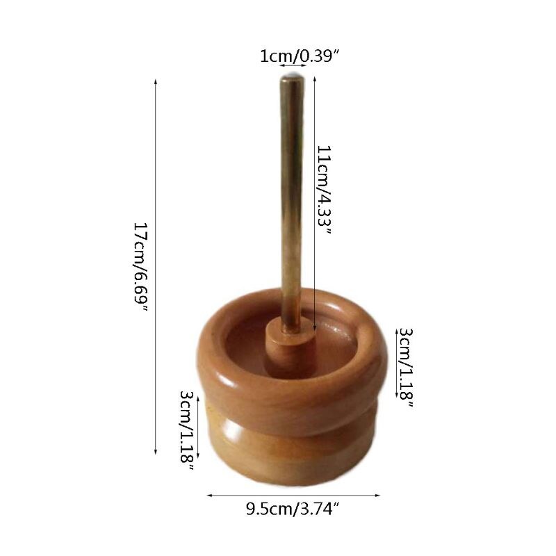 Houten Kraal Spinner Loader Kom String Zaad Kralen Ketting Tool Sieraden + 2 Naalden